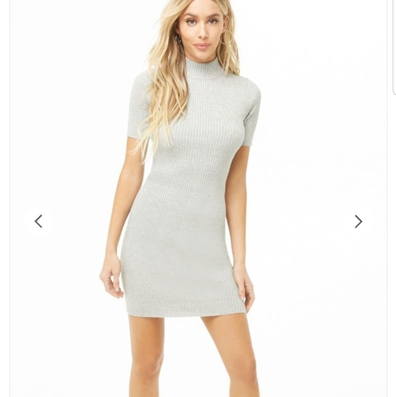 Forever 21 metallic ribbed bodycon dress - Picture 1 of 8